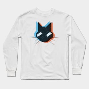 Cool Cat Wearing Sunglasses Long Sleeve T-Shirt